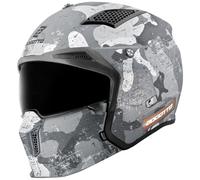 Bogotto Radic Camo 22.06 Casco, bianco opaco, M | Fácil de cambiar