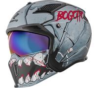 Bogotto Radic Onix 22.06 Casco, gris/negro, Talla L
