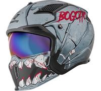 Bogotto Radic Onix 22.06 Casco, gris/negro, Talla M