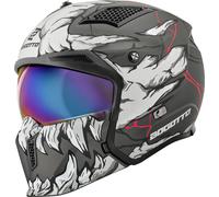 Bogotto Radic Skulash 22.06 Casco, negro-gris, tamaño XS para Hombres