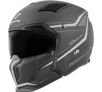Bogotto Radic WN-ST 22.06 Casco, negro-gris, tamaño XS para Hombres