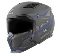 Bogotto Radic WN-ST Casco, negro-azul, tamaño S para Hombres