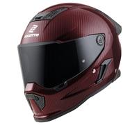 Bogotto Rapto Carbon Casco, rojo, Talla 2XL