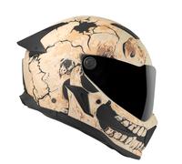 Bogotto Rapto Skull Casco, beige, tamaño XL para Hombres