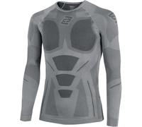 Bogotto Ripped-L Camisa funcional de Verano Longsleeve, gris, Talla XXL/XXXL