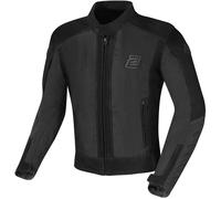 Bogotto Tek-M Chaqueta impermeable de cuero / textil para motocicleta, negro, tamaño S para Hombres
