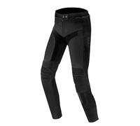 Bogotto Tek-M Pantalones impermeables de cuero / textil para motocicleta para mujer, negro, tamaño 2XL