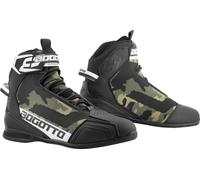 Bogotto Tokyo Camo Zapatos de moto perforados, Camuflaje, Talla 41