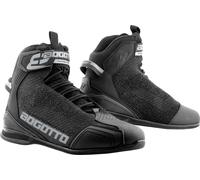 Bogotto Tokyo Zapatos de moto perforados, negro, Talla 46