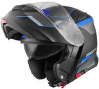 Bogotto V271 Delta Casco, negro mate/azul, Talla XS