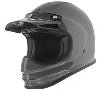 Bogotto V381 Casco de fibra de vidrio, gris, Talla XS (53/54)