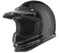 Bogotto V381 Casco de fibra de vidrio, negro, Talla XL (61/62)