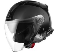 Bogotto V586 BT Casco Bluetooth Jet, negro, Talla XS