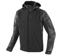 Bogotto Win-D Camo Chaqueta Textil Moto, negro-multicolor, tamaño S para Hombres