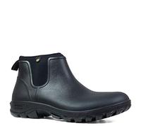 BOGS Sauvie Slip on Low Height Chukka Waterproof, Botas de Lluvia Hombre, Negro, 44.5 EU
