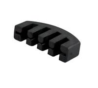 Boguish Silenciador de violín de goma para práctica, garra silenciadora para violín para instrumentos de cuerda musical, accesorios