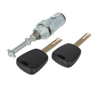 Bohaner Cerradura de puerta de cilindro con 2 llaves delantera izquierda derecha juego de cilindros de cerradura de puerta para Citroen C2 / C3 9170W9 9170T5 256924
