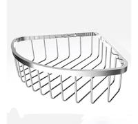 Bohaner Estante de esquina para ducha, sin taladro, adhesivo para baño, estante esquinero de aluminio, cesta de almacenamiento, bandeja de ducha, organizador de almacenamiento
