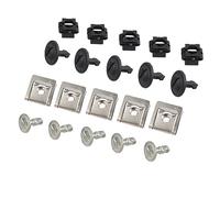 Bohaner Kit de montaje de protección contra el empotramiento, kit de repuesto para la protección del suelo, cubierta del motor, fijación de clips de motor, juego de tornillos para Au.di A4 A6 A8 V.W.