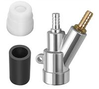 Bohaner Pistola de chorro de arena, kit de pistola de chorro de arena de aire con una boquilla de chorro de arena de carburo de boro de 8 mm, boquillas de chorro de arena para piezas de gabinete