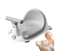 Bohany Asiento de bebé para bañera, asiento de baño para bebé, taburete de ducha para niños, multifuncional, para el baño de bebé, no tiene que deslizarse, forma de motocicleta, asiento de ducha para