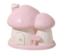 Bohany Banco de dinero irrompible - Bonita hucha para niñas con Mushroom House | Monedas sólidas para habitaciones, esquinas de escritorio o sala de estar