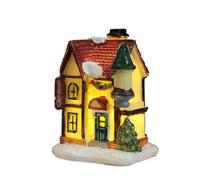 Bohany Casa de Navidad LED | Decoración de Casas con iluminación navideña pequeña y Creativa portátil | Christmas Village LED House Luz de Noche Flexible Multifuncional para casa de Navidad para