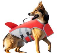 Bohany Chaleco salvavidas para perros, chaleco de seguridad para natación canino con asa, chaqueta flotante con correas ajustables para río, lago, mar, playa, piscina, kayak