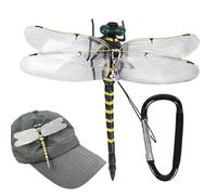 Bohany Clip de sombrero de, Dragonfly Hair Clip,Dragonfly señuelo | Artesanía decorativa de decoración de s para acampar suministros repelentes de moscas para la barbacoa en el patio trasero