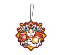 Bohany Colgante de aromaterapia para coche, tabletas de aromaterapia para festival de primavera, ambientadores de coche, chips de incienso, accesorios decorativos para el interior del coche