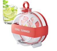 Bohany Cubitera - Prensa de cubitos de hielo portátil, recipiente congelador reutilizable con fácil extracción para zumo, bebidas, leche, café, whisky, cóctel, cafetería, restaurante