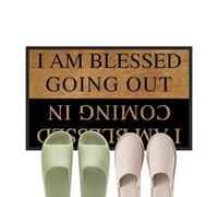 Bohany Felpudo Puerta De Entrada | Felpudos de Interior para Entrada, Felpudo Resistente con Mensaje de Bienvenida | para Porche Apartamento Terraza Garaje Interior Jardín