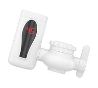 Bohany Grifo De Agua Caliente Instantánea, Calentador de Agua Instantáneo sin Tanque, Grifo Giratorio de Doble Modo con Pantalla Digital LED para Actividades al Aire Libre Camping Baño Cocina Pequeños