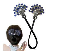 Bohany Hamaca para moños y para hacer moños, rulos de real, estilo chino, para hacer, accesorios para el cabello para actividades diarias o celebraciones especiales