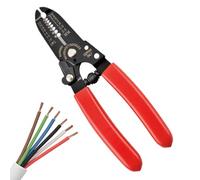 Bohany Herramienta pelacables, pinza para corte, pelado, crimpado de cables eléctricos, equipo eléctrico multifunción para crimpar, cortar, apretar proyectos de bricolaje y trabajos