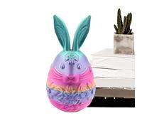 Bohany Huevos de Pascua rellenos en 3D, rellenos de huevos de Pascua, huevos de conejo decorativos, juguetes de animales de peluche, cesta de Pascua, regalos de fiesta de Pascua, decoración de
