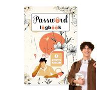 Bohany Libreta de contraseñas, cuaderno de direcciones de sitios web, libro de mantenimiento de direcciones para hombres y mujeres, diario de gestión de cuentas de sitios web