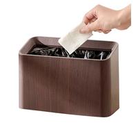 Bohany Papelera de mesa para basura, recipiente compacto multiusos para dormitorio, coche, cocina, baño, sala de estudio, oficina