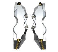 Bohany Protector de pinza de freno - 2 piezas Robusto tapa del cubo de la rueda de la tapa de la pinza tridimensional,Juego de tapas decorativas para freno Cubierta protectora para