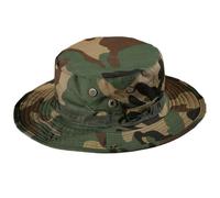 Bohany Sombrero Boonie de Tesa Ancha, Sombrero de Sol Wide Jungle Bonnie, de Protección Solar de Pescador para Campo de Escalada para Softair al aire libre, Camuflaje de jungla, L