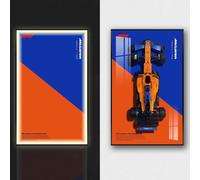 BoHeart Soporte de pared para LEGO para coche F1 McLaren Formula 1 42141, modelo de soporte de montaje en pared, ideas de regalo para adultos, (sin modelo) (C)