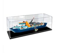 BoHeart Vitrina acrílica para Lego 60368 para modelo Explorer Ship, caja expositora a prueba de polvo, tamaño: 75 x 20 x 25 cm (modelo no incluido) (3 mm)