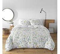 BOHEME Funda nórdica Esmeralda Cama 150 cm - 240x220 cm, 100% algodón. Cierre con Corchetes