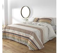 BOHEME Funda Nórdica Wanda Cama 180 Cm - 260x240 Cm, 100% Algodón. Cierre con Corchetes