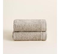 BOHEME | Juego de 2 Toallas de Tocador Serenity | Nut | 30x50 | 100% Algodón Peinado | 600 g/m² | Suaves, Absorbentes y de Secado Rápido | Lavables a Máquina | Uso Diario