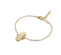 Bohemia Ankle Bracelet Hollow 3D Pineapple Shaped Gold Chain Anklet Foot Chain Bracelets Foot Jewelr