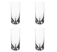 Bohemia Cristal 093 006 142 Vasos de Aproximadamente 300 ml de Cristal, Juego de 4 Unidades Trio Bar