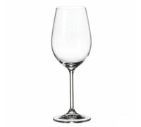 Bohemia Crystal Set de Copas Clara 350 ml Blanco 6 Piezas 6 x 8 x 22 cm (6 Unidades) (4 Unidades)