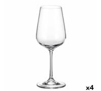 Bohemia Crystal Set de Copas Sira 360 ml Blanco 6 Piezas 6 x 8 x 22 cm (6 Unidades) (4 Unidades)