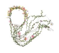 Bohemia Fringed Vines Flower Hair Crown Bride Wedding Headband Band Women Wreaths Garland Accessories